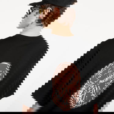 Тениска BAPE BAPE® x FOOTSHOP - Scribble Ape Tee UNISEX Black Черно | 001TEL721324MBLK, 5