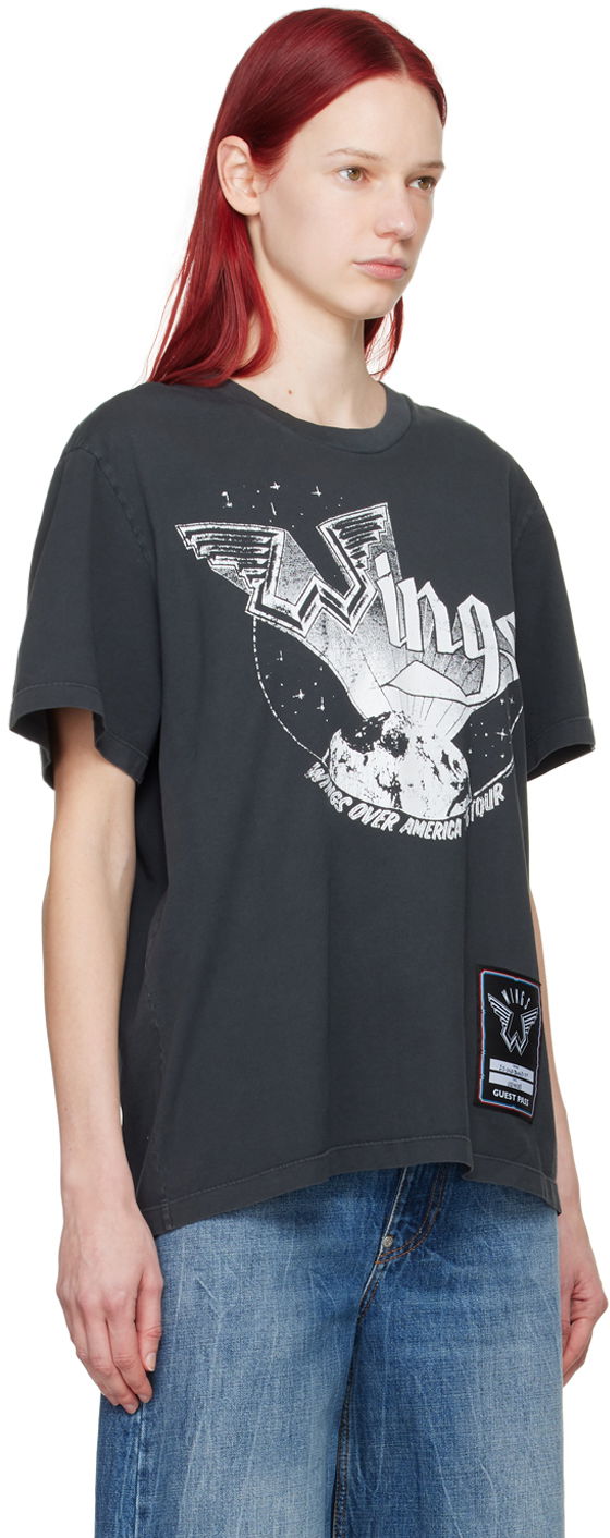 Тениска Stella McCartney 'Wings' Graphic T-Shirt Сиво | 6J01583SPY91, 1