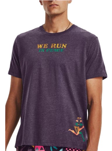 Тениска Under Armour We Run In Peace Tee Лилаво | 1376986-541