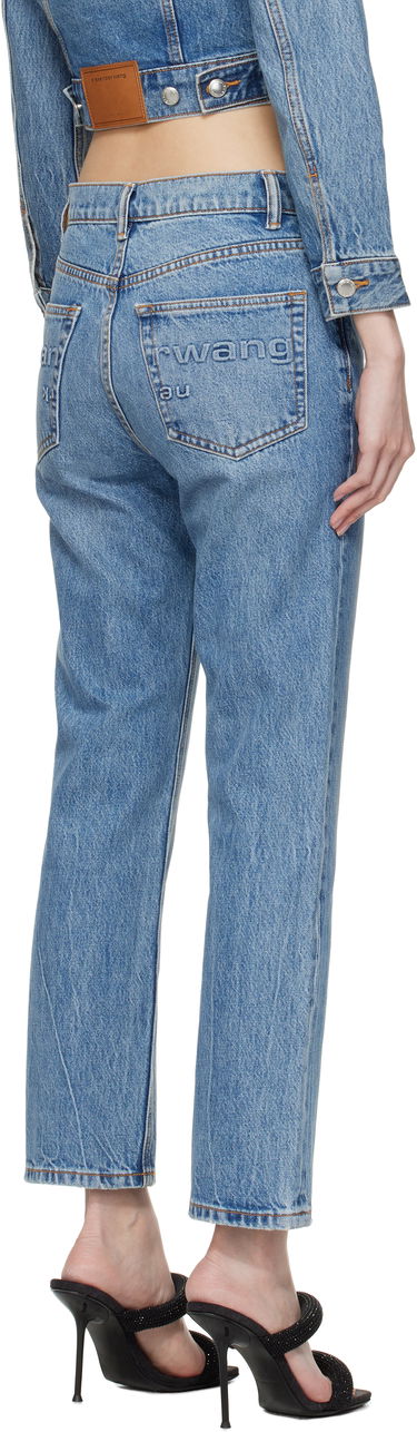 Дънки Alexander Wang Alexander Wang OG High-Rise Stovepipe Jeans Синьо | 4DC1254606, 2