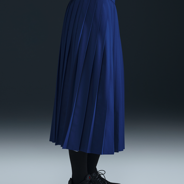 Риза Nike 24.7 PerfectStretch Dri-FIT Pleated Skirt Синьо | HQ8153-455, 4