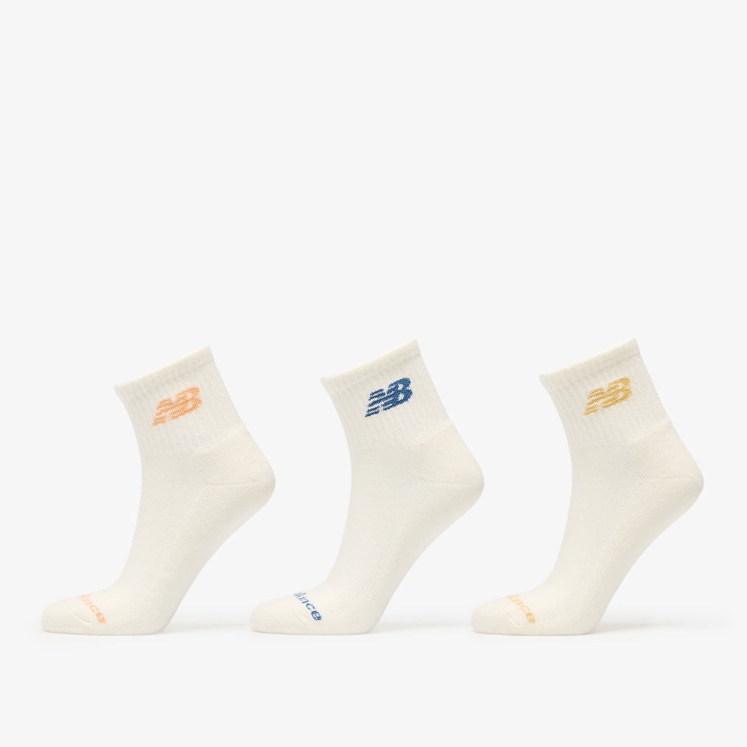 Чорапи New Balance New Balance Everyday Ankle Socks 3-Pack Бяло | LAS51303SST, 0