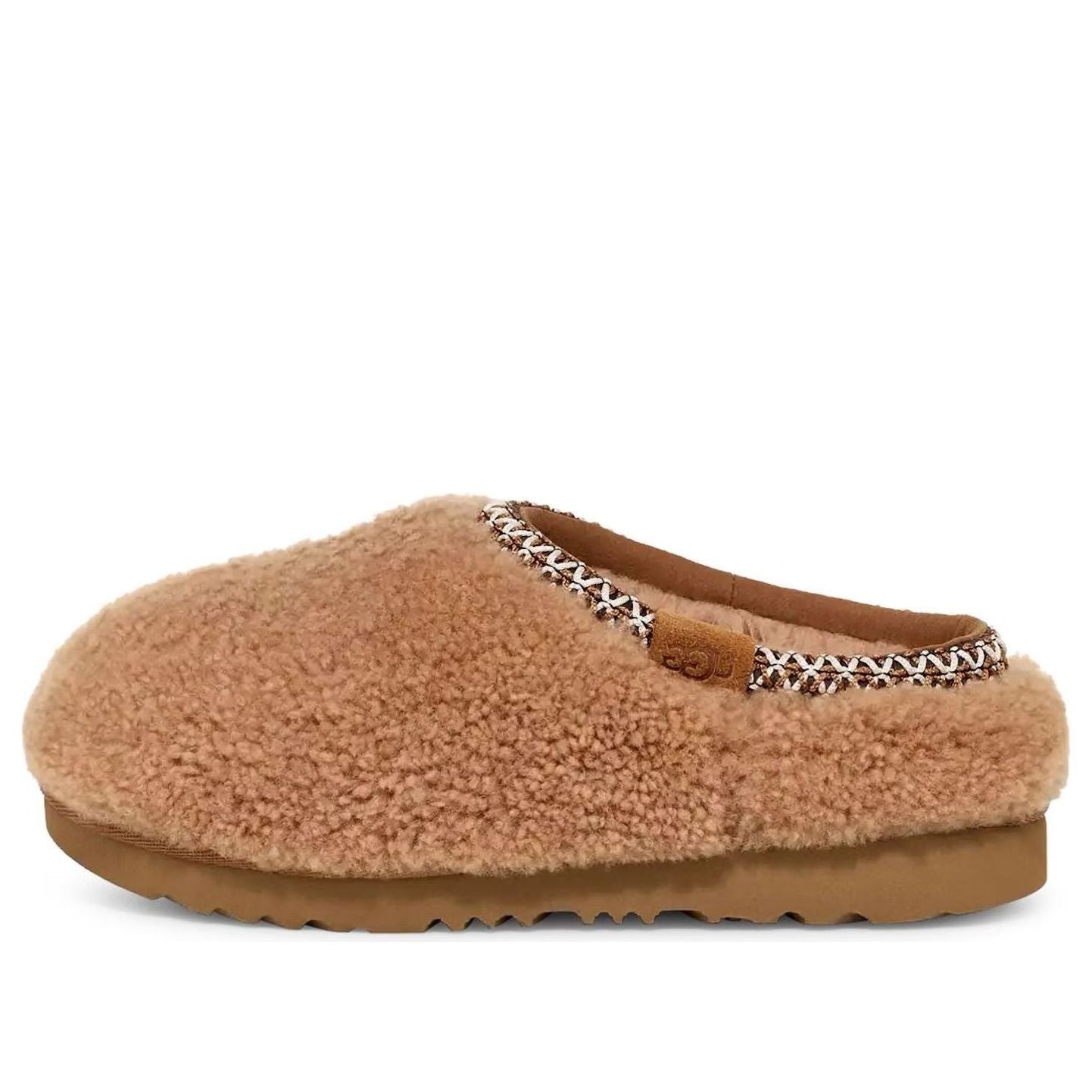 Кецове и обувки UGG Tasman Maxi Curly Slipper 'Chestnut' Бежово | 1158256K-CHE, 0
