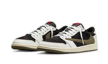 Кецове и обувки Jordan Travis Scott x Air Jordan 1 Low OG “Olive” W Бежово | DZ4137-106, 4