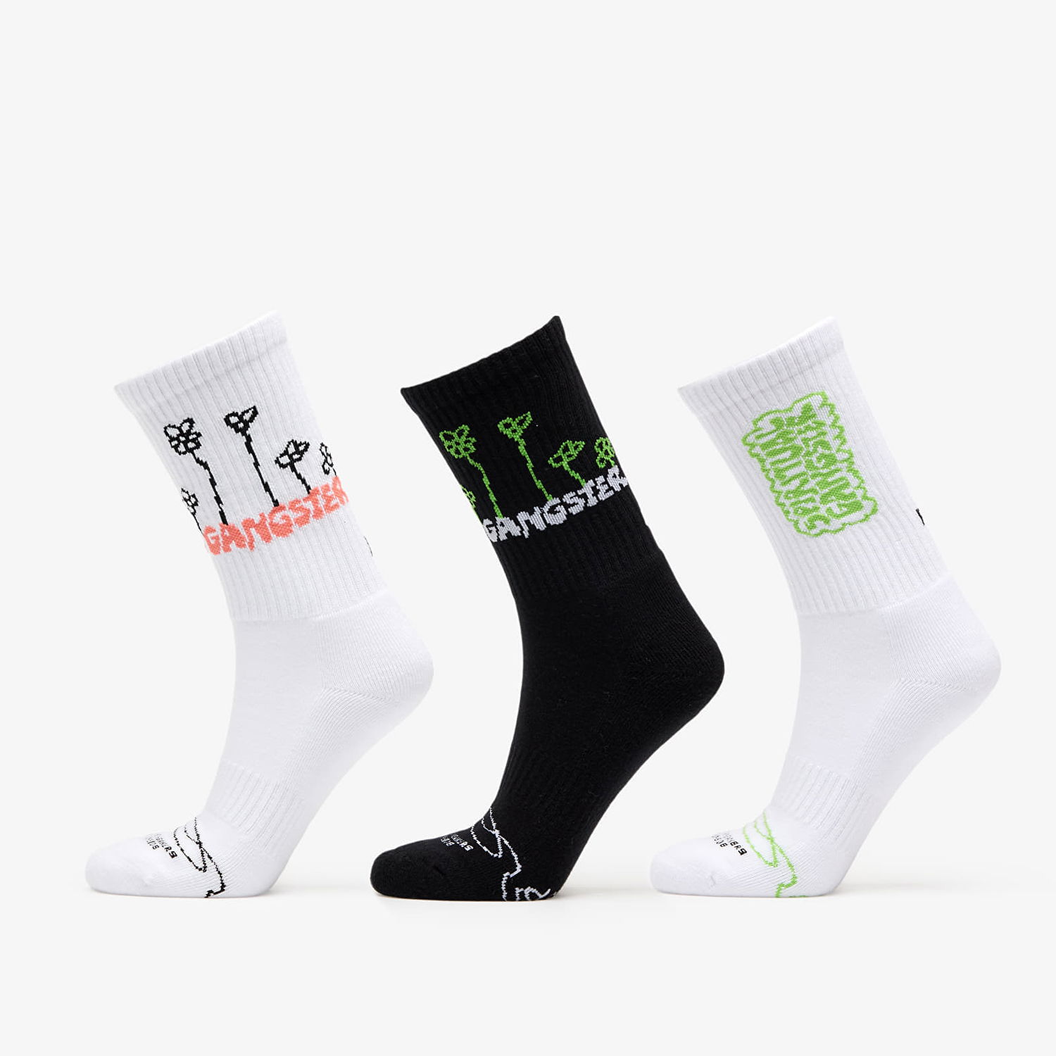 Чорапи Footshop Gangster 3-Pack Socks Многоцветен | FTSHP_394, 0