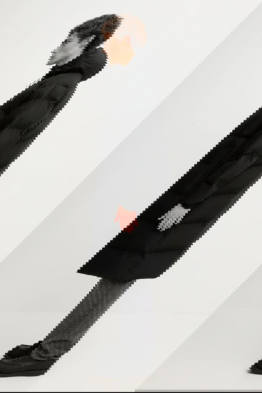 Пухо яке Lacoste Long Hooded Winter Puffer Coat Черно | BH9221, 1