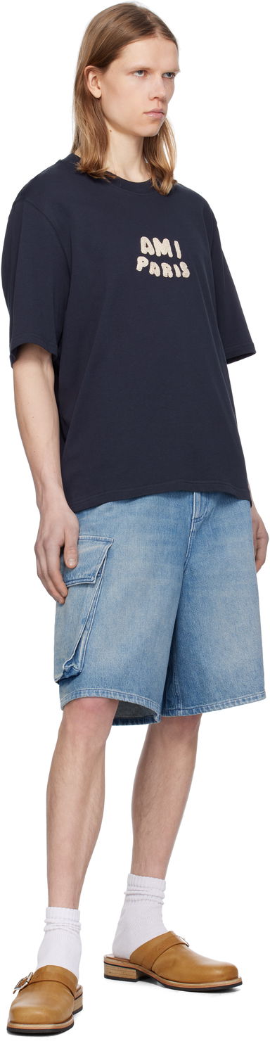 AMI Paris Cotton Patch T-Shirt, 3