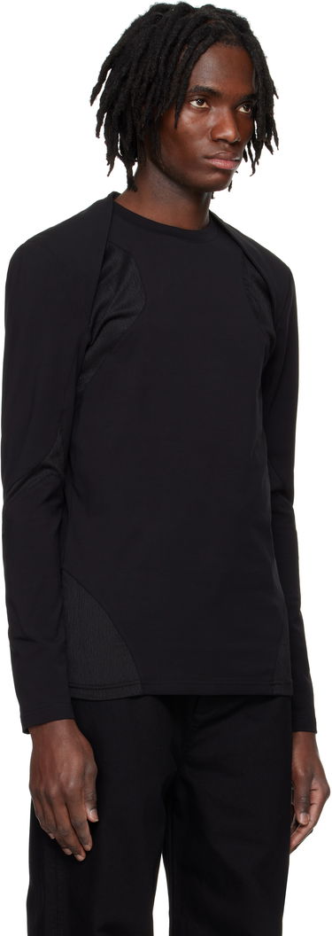 Пуловер HELIOT EMIL HELIOT EMIL Evolute Long Sleeve T-Shirt Черно | PRESS25_M_08_074_BLK01, 1