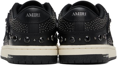 Кецове и обувки AMIRI AMIRI Crystal Studded Skel Top Low Черно | AMFOSR1170, 1