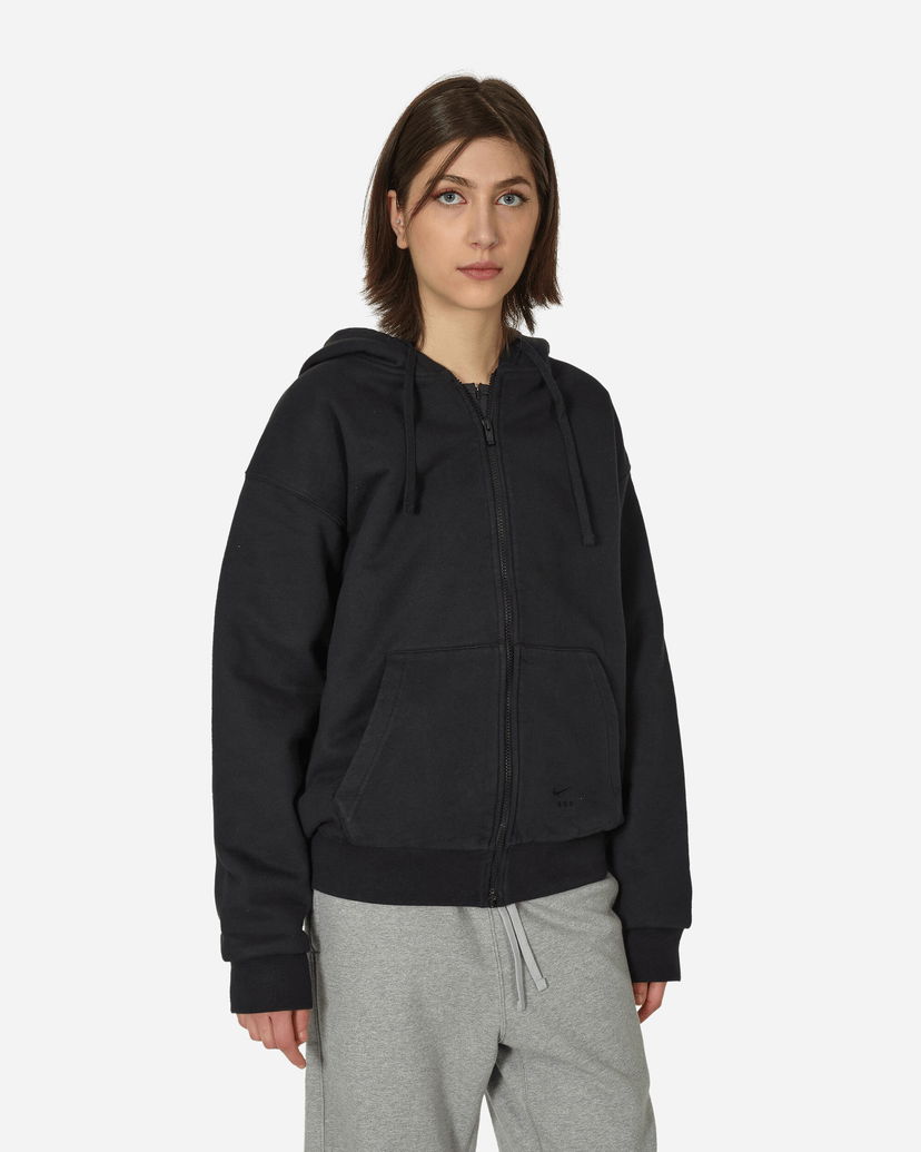 Суитчър Nike MMW Full-Zip Fleece Hoodie Black Черно | DR5362-010