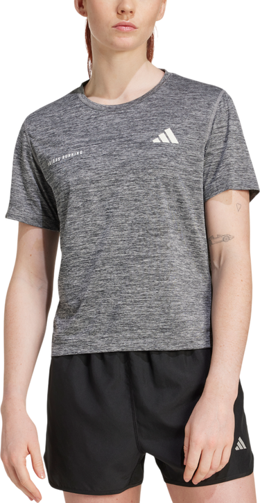 Тениска adidas Originals Own the Run Melange T-Shirt Сиво | jl8722, 0