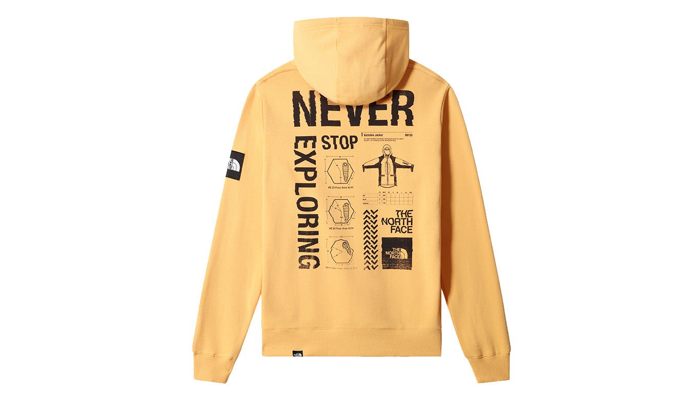 Суитчър The North Face Galahm Graphic Hoodie Оранжево
 | NF0A7R2L0UT, 1