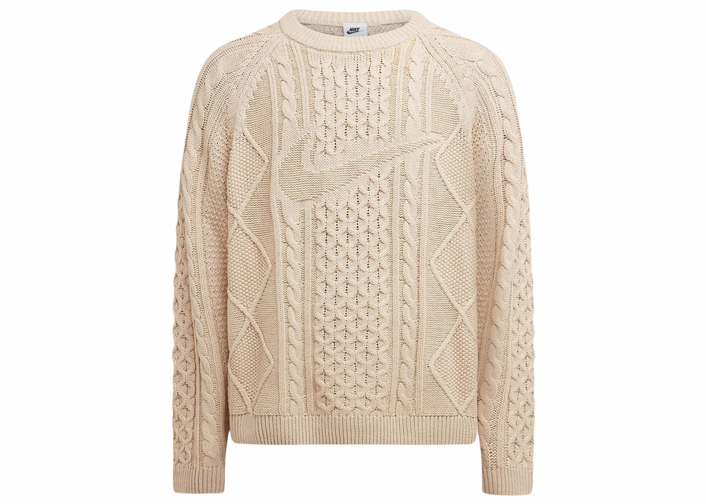 Пуловер Nike Life Cable Knit Sweater Rattan Бежово | DQ5177-206, 0