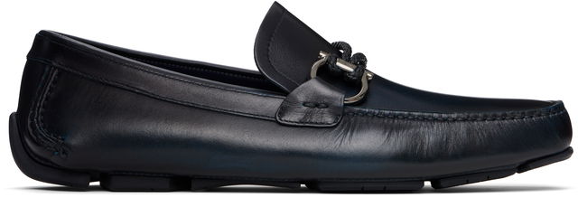 Salvatore Ferragamo Gancini Ornament Driver Loafers