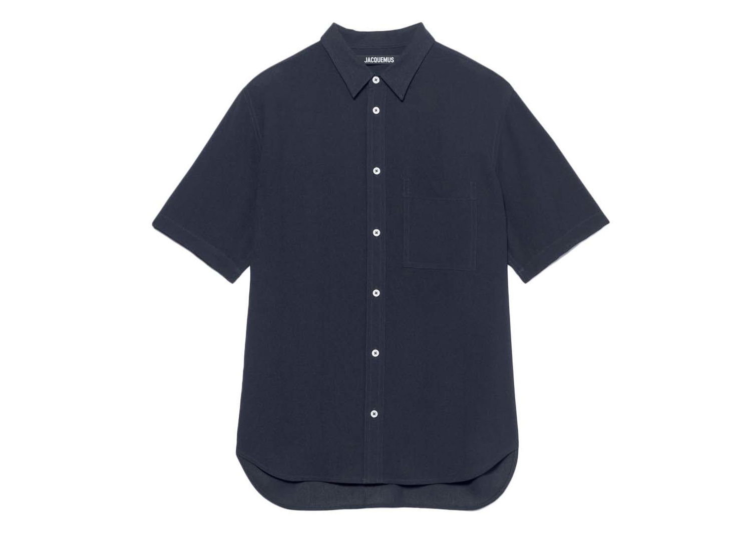 Риза Jacquemus Chemise Melo Short Тъмно синьо | 225SH006-1004 380, 0