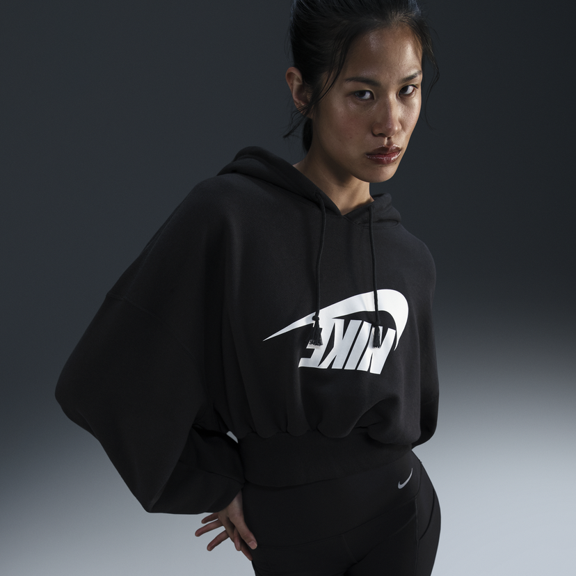 Суитчър Nike Sportswear Cropped Hoodie Черно | FV7777-010