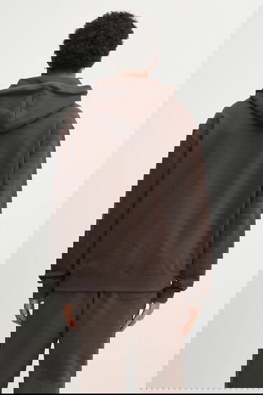 Суитчър New Balance MADE IN USA Core Hoodie Кафяво | MT43546RHE, 2