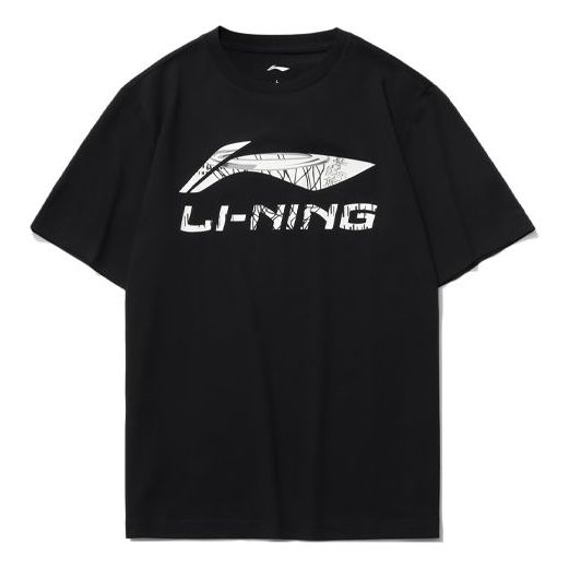 Тениска Li-Ning Graphic Loose Fit T-Shirt Черно | AHSR543-2