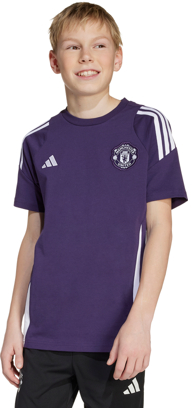 Тениска adidas Originals Manchester United T-Shirt 2025/26 Лилаво | jp3099, 1