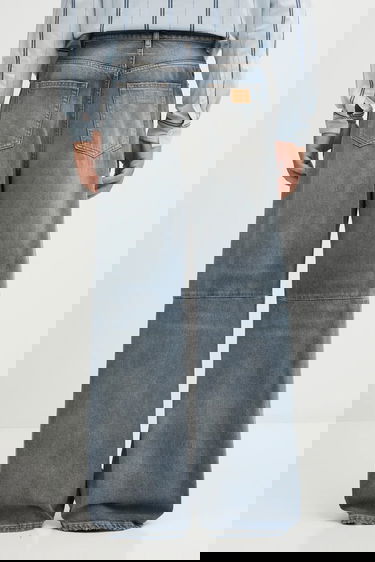 Дънки Maison Margiela MM6 Maison Margiela Faded Wide-Leg Jeans Синьо | SH2LA0039.M30017.965, 2