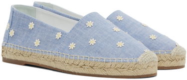 Облекло Manolo Blahnik Manolo Blahnik Susille Espadrilles Синьо | 124-2525-0001, 3