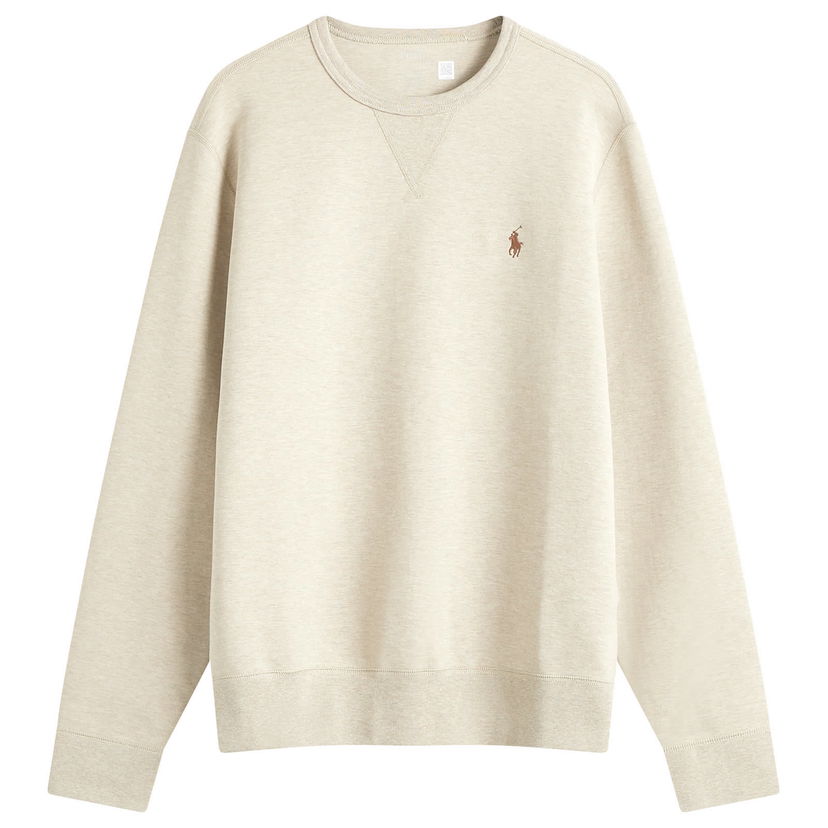 Суитчър Polo by Ralph Lauren Double Knit Crew Sweatshirt in Size Large Бежово | 710961139001