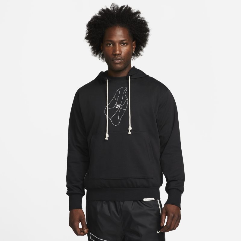 Суитчър Nike Dri-FIT Standard Issue Pullover Basketball Hoodie Черно | DQ6103-010, 0