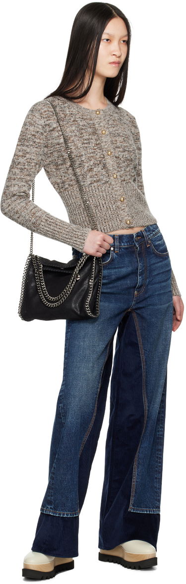 Дънки Stella McCartney Stella McCartney High-Rise Straight Leg Jeans Синьо | 6D02893SPH82, 3