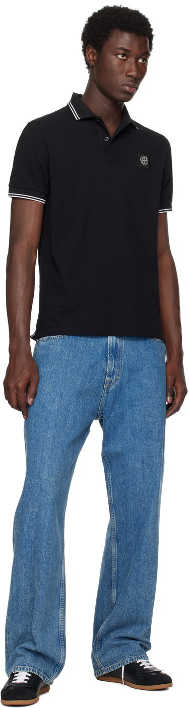 Поло тениска Stone Island Organic Piqué Polo by Stone Island Черно | K2S15 2200007 S0018, 3