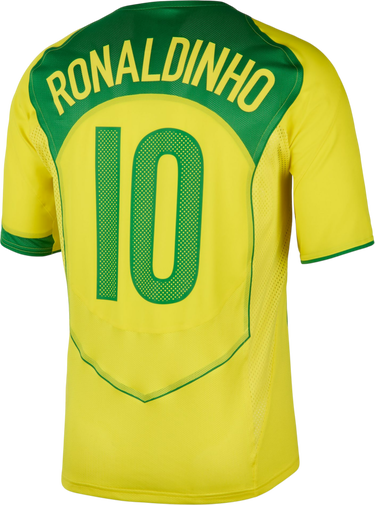 Фланелка Nike Ronaldinho Brazil 2004 Total 90 Replica Jersey Жълто | IF2941-731, 0