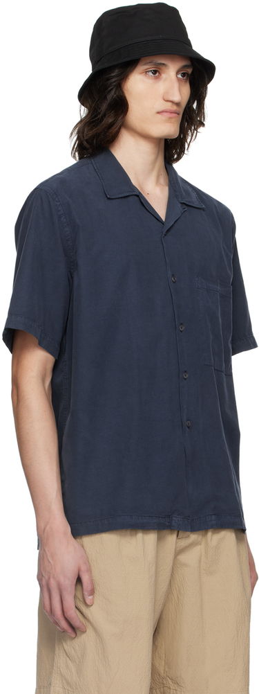Риза Universal Works Universal Works Camp II Shirt Тъмно синьо | 30269, 1