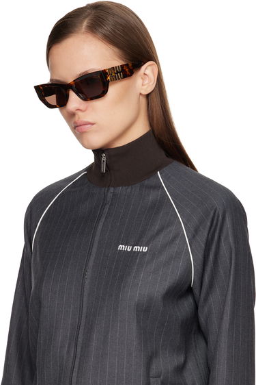 Слънчеви очила Miu Miu Miu Glimpse Cat-Eye Sunglasses Кафяво | 0MU 09WS, 3