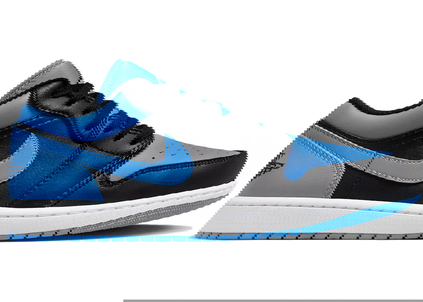 Кецове и обувки Jordan Air Jordan 1 Low "Black University Blue" Синьо | 553558-041, 1