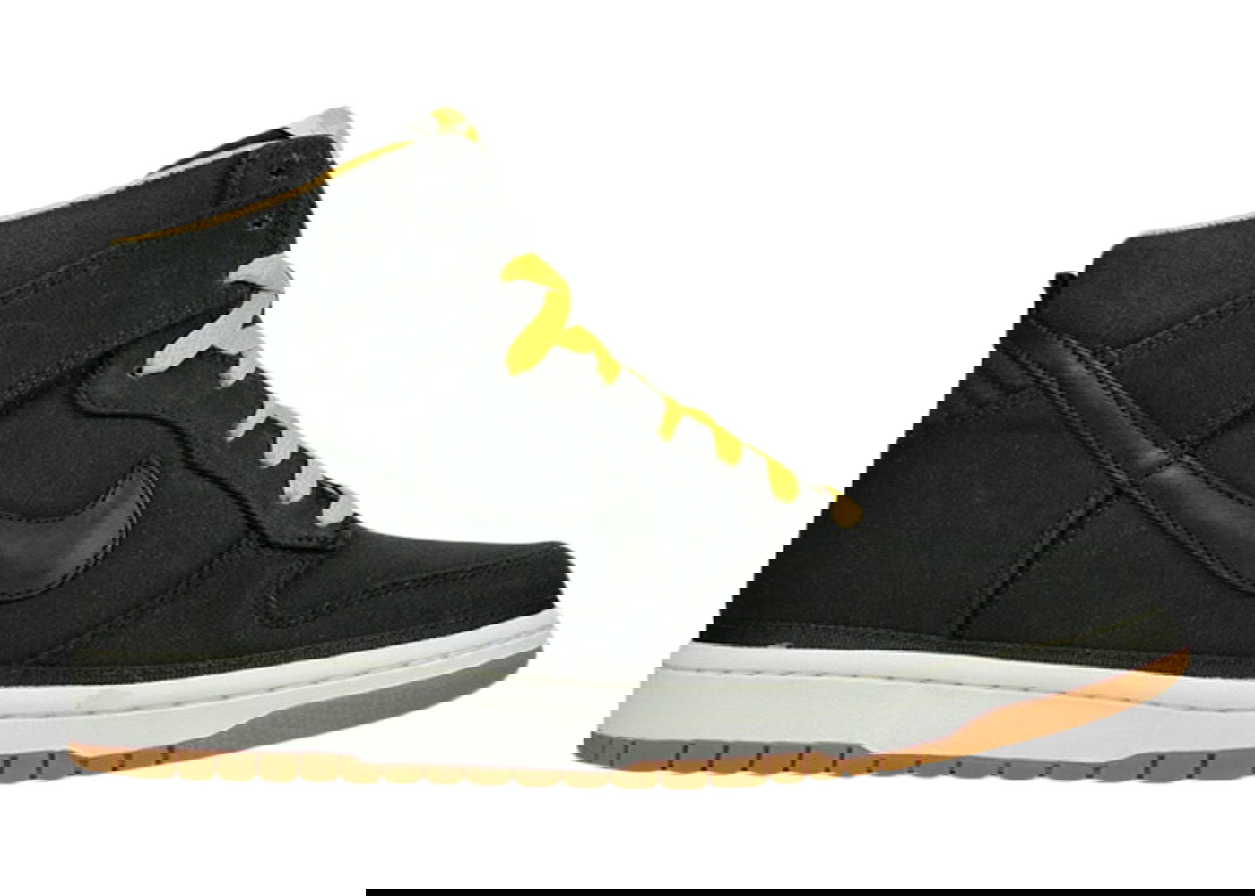 Кецове и обувки Nike Dunk High Premium Dark Charcoal Solar Flare Черно | 317892-014, 0
