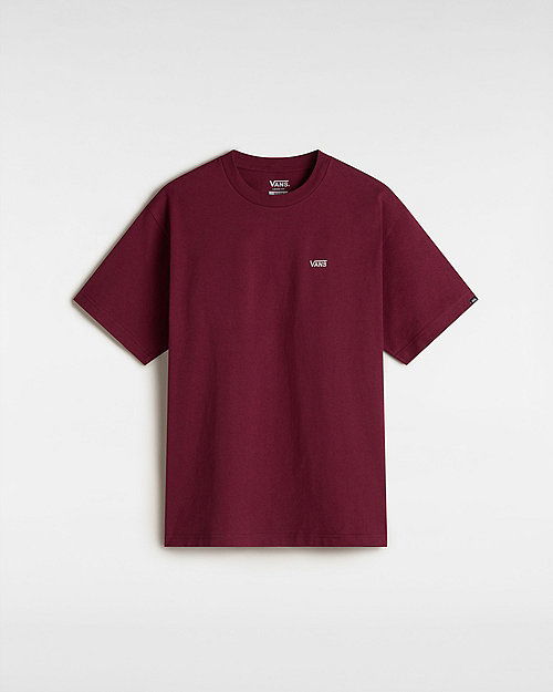 Тениска Vans Left Chest Ii T-Shirt, Size L Бургунди | VN000P1PBRG, 0