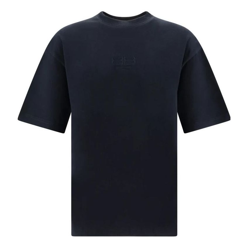 Тениска Balenciaga BB Icon Medium Fit T-Shirt Тъмно синьо | 612966TMVG78190, 0