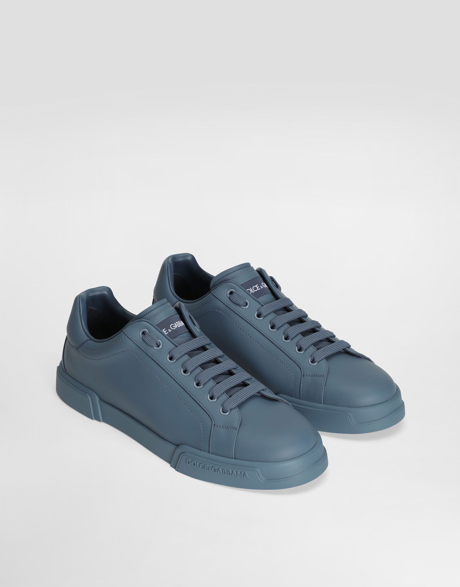 Кецове и обувки Dolce & Gabbana Portofino Light Strobel Calfskin Синьо | CS2332A023286356, 1
