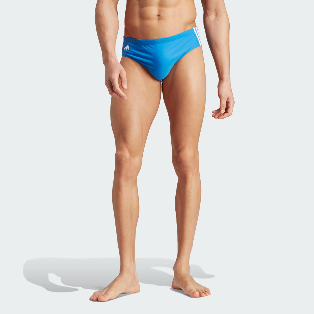 Бански adidas Originals Classic 3-Stripes Swim Trunk Синьо | IM1058, 0