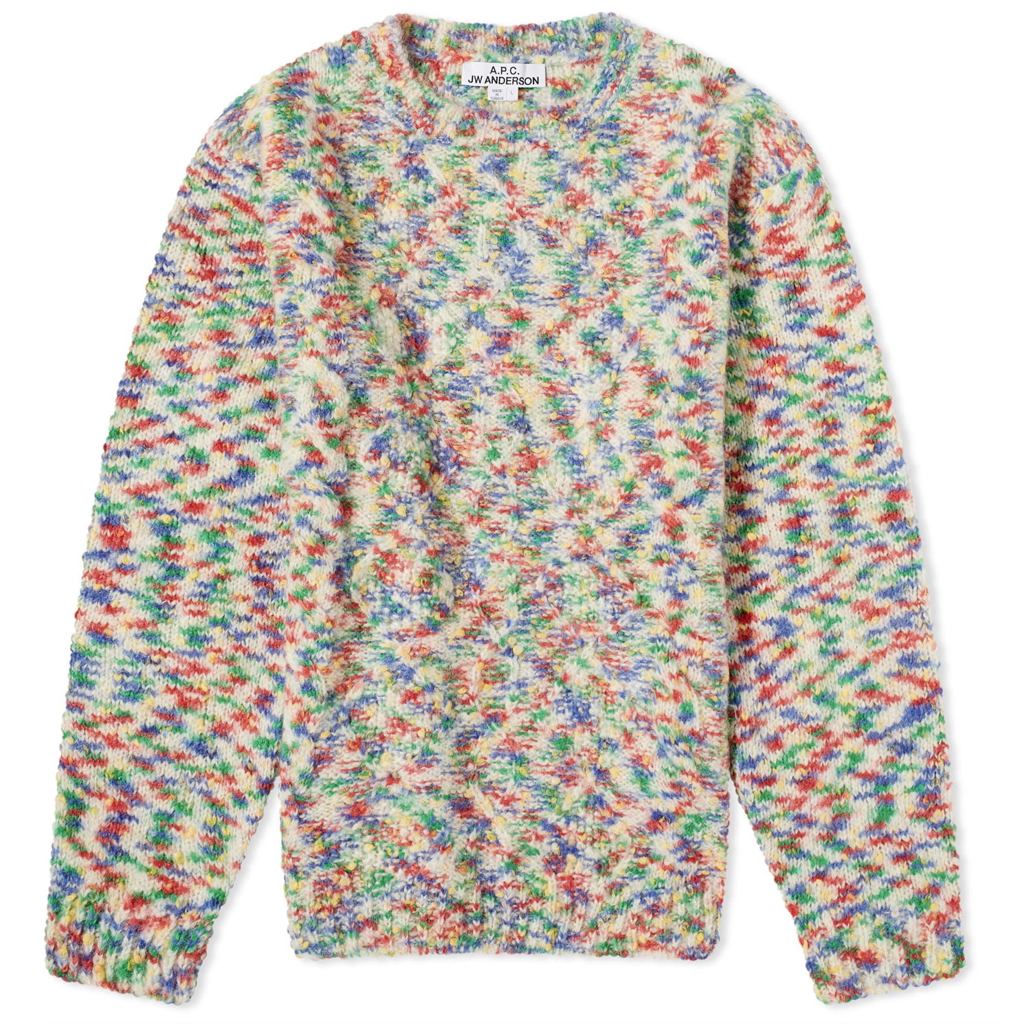 Пуловер A.P.C. JW Anderson x Connor Crewneck Зелено | WOAPE-H23201-SAA, 0