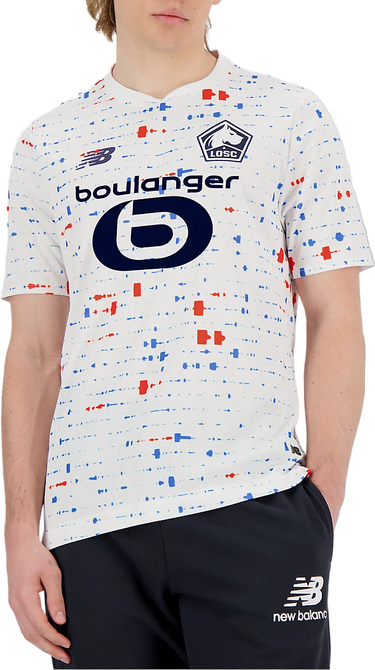 Фланелка New Balance LOSC Lille Away 2023/24 Jersey Бяло | mt230253-awy, 0