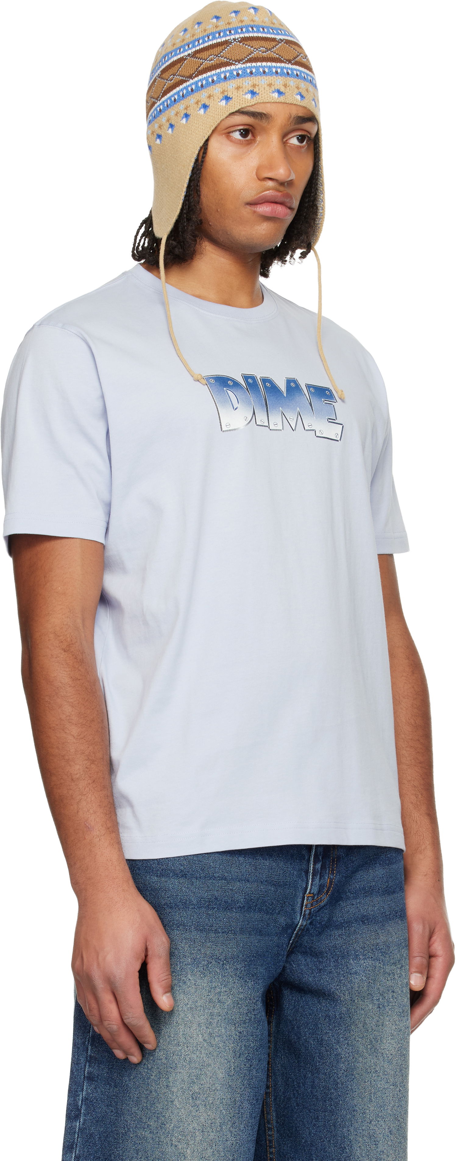 Тениска Dime Heavy Graphic T-shirt Синьо | DIMEHO2572LAV, 1