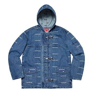 Яке Supreme Supreme SS19 Denim Turnout Jacket Синьо | SUP-SS19-653