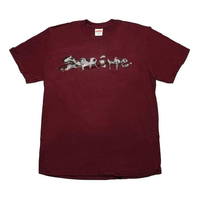 Тениска Supreme Liquid Tee FW18 Supreme Бургунди | SUP-FW18-010B