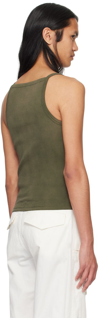 Потник Dion Lee Pocket Ribbed Tank Top Зелено | C3165PS24, 2