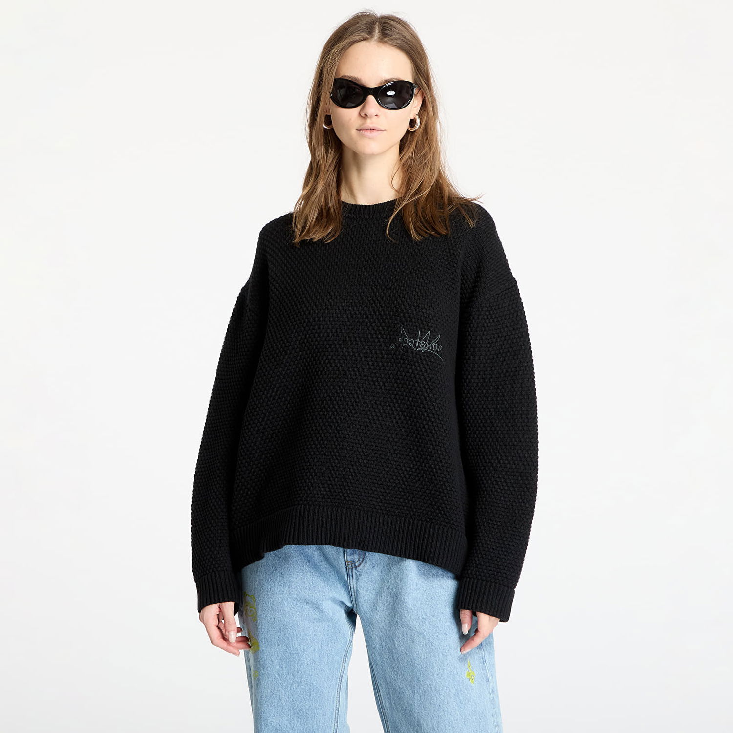Пуловер Footshop FTSHP Everyday Sweater Черно | FTSHP_449, 0