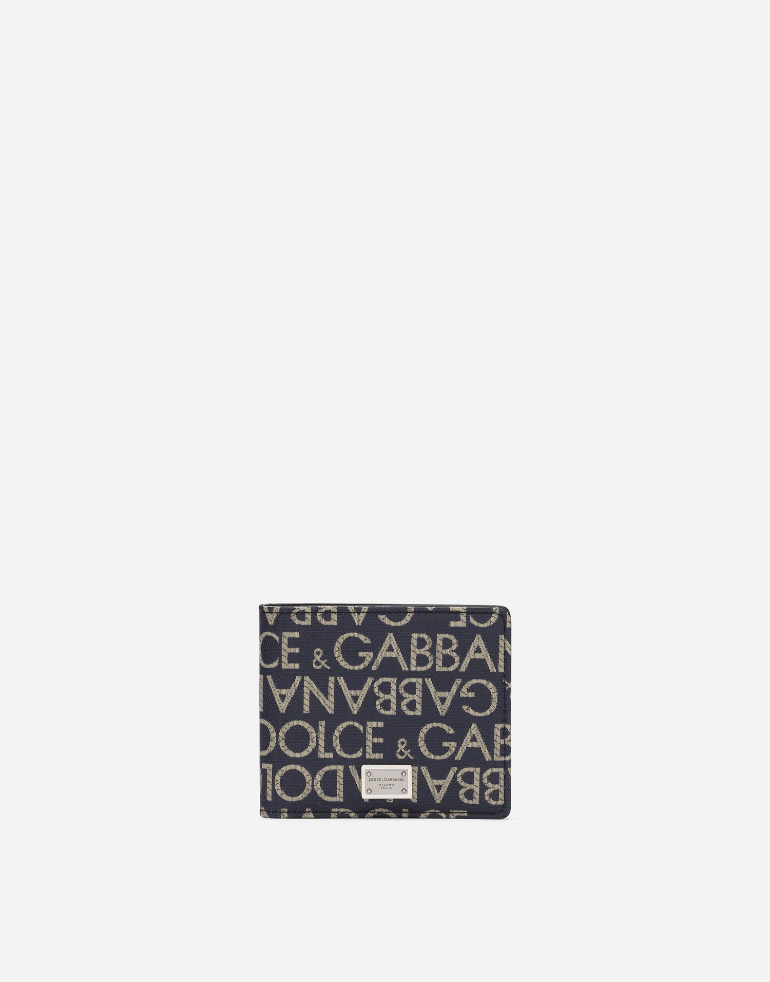 Портфейл Dolce & Gabbana Coated Jacquard Bifold Wallet Синьо | BP1321AJ7058L625, 0