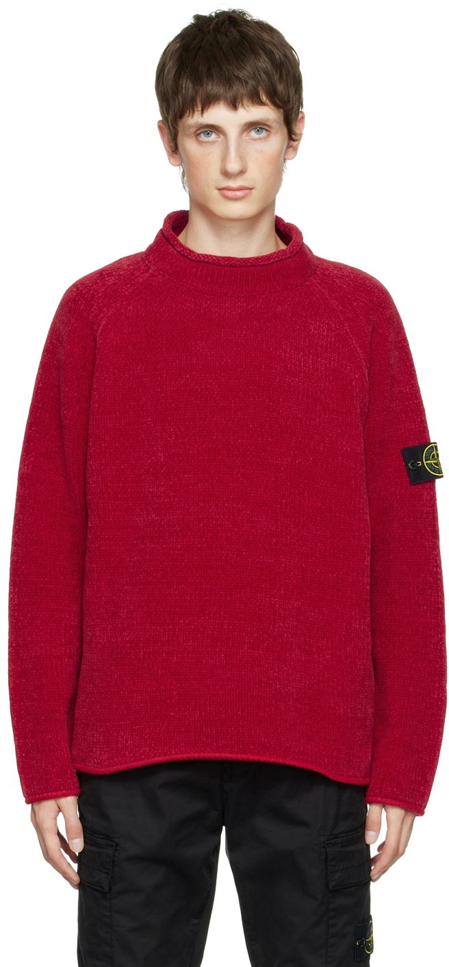 Пуловер Stone Island Chenille Червено | 7715513A5, 0