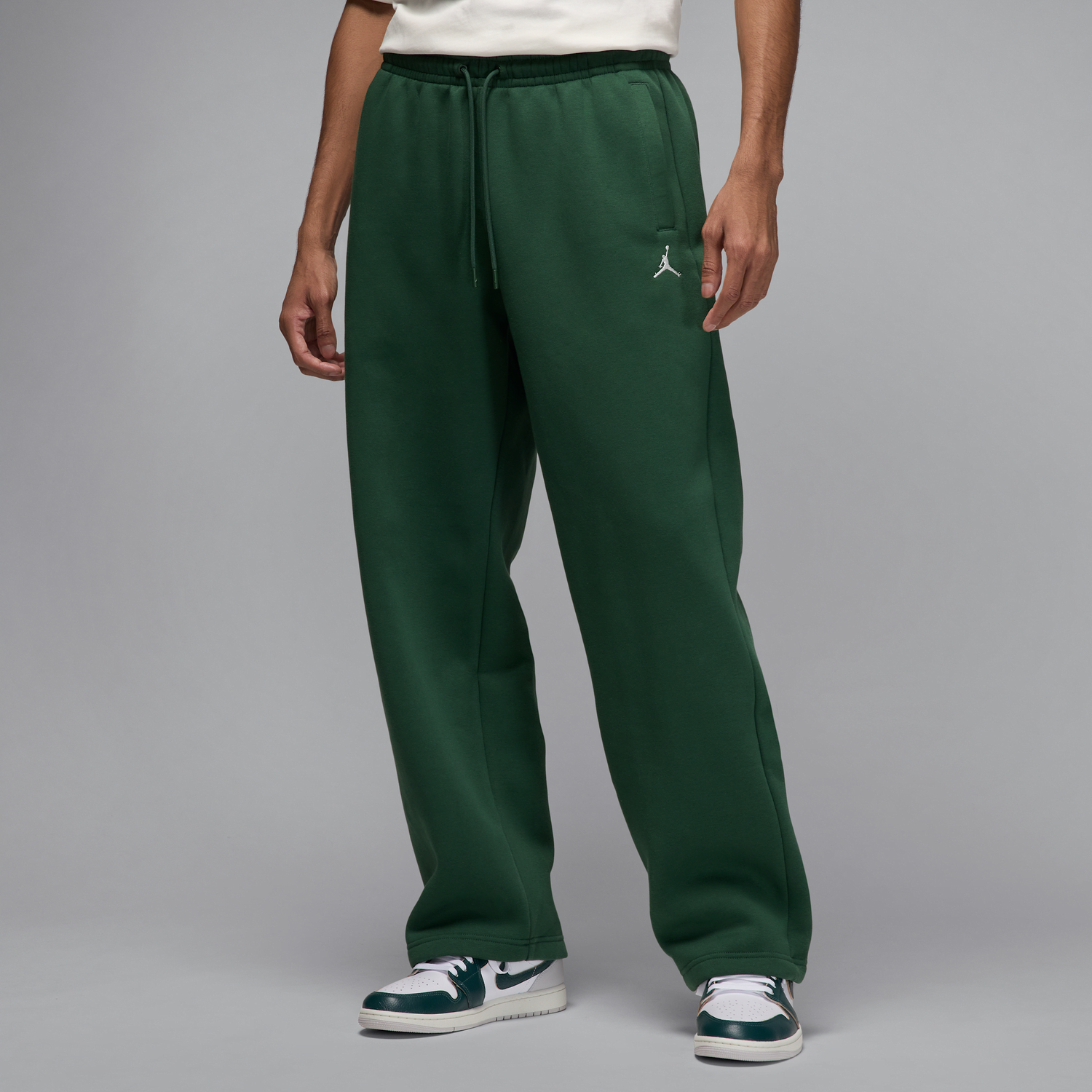 Спортни панталони Jordan Jordan Brooklyn Fleece Cuffless Pants Зелено | IB7238-323, 0