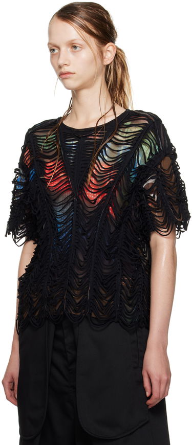 Тениска Jean Paul Gaultier Jean Paul Gaultier Shayne Oliver Edition 'The Slashed City' T-Shirt Черно | 24/27-U-TS079-T551-60405030, 3