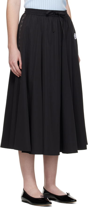 Пола KENZO Kenzo A-Line Midi Skirt Черно | FF62JU3169FI, 4